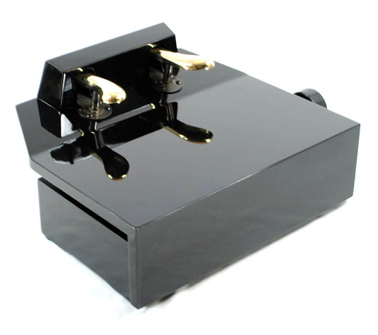 high polish black piano pedal platform