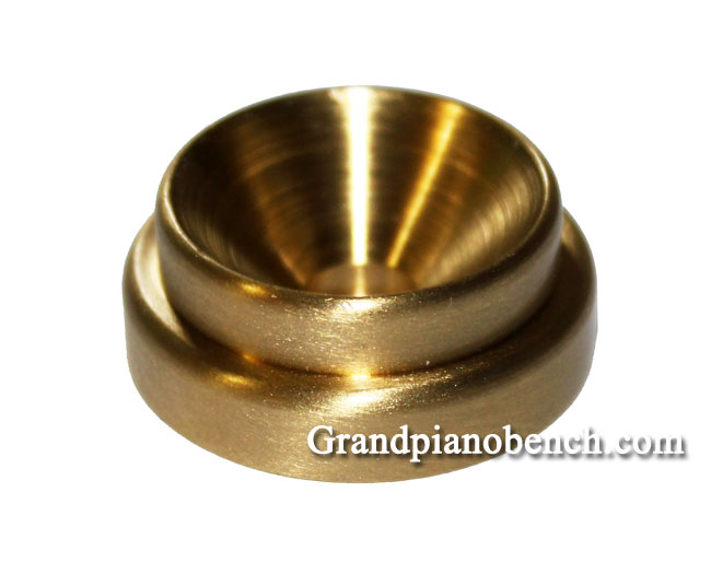 solid brass piano lid support cup