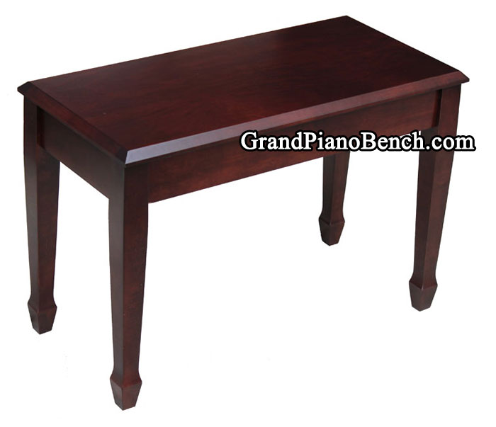 jansen upright piano bench mahogany finish