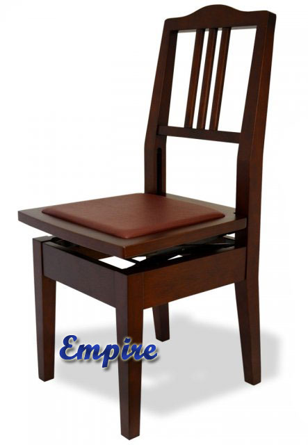 mahogany piano chair adjustable