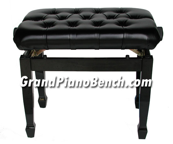 ebony adjustable piano bench