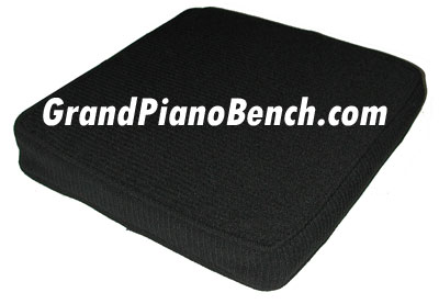 black piano bench booster cushion