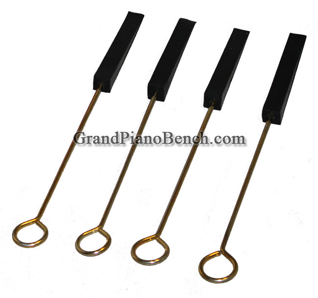 rubber mute with wire handle