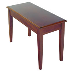 upright piano bench