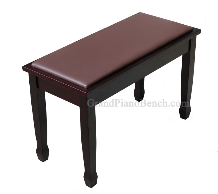 mahogany piano bench