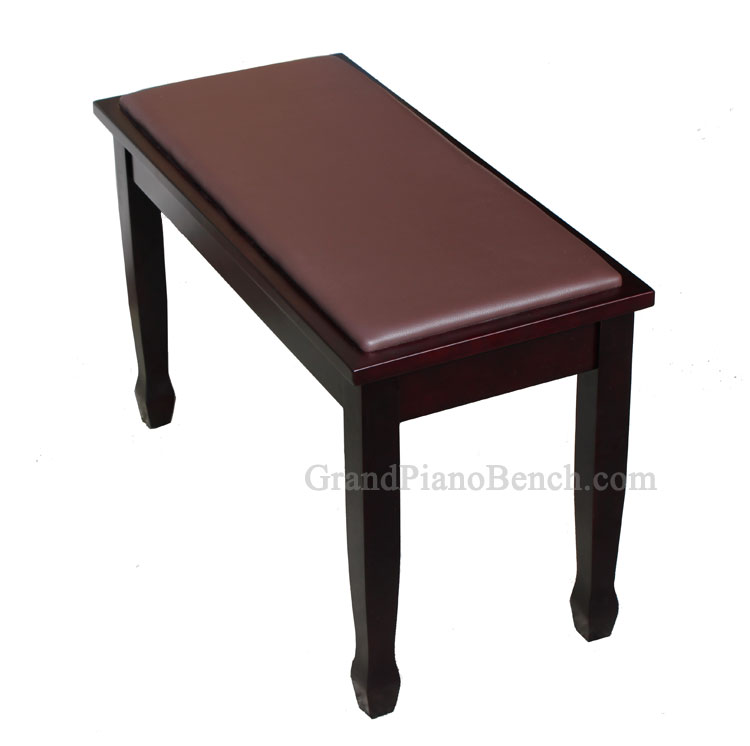 dark mahogany piano bench